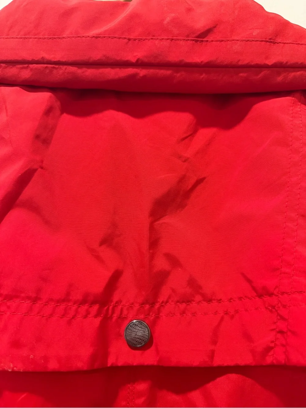 Cole Haan Women's Red Hooded Rain Jacket